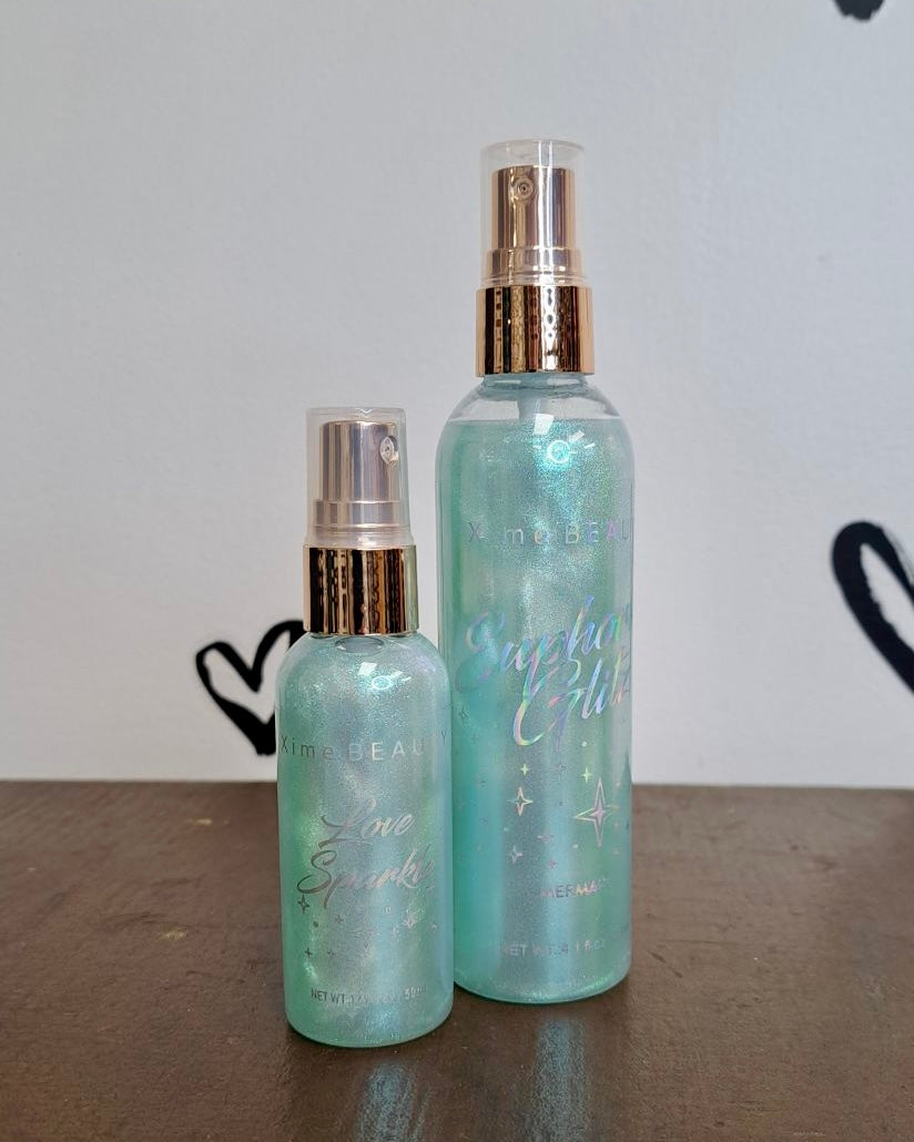 Blue Body Shimmer Spray