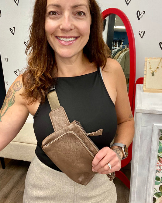 Leather Waist Bag / Fanny Pack