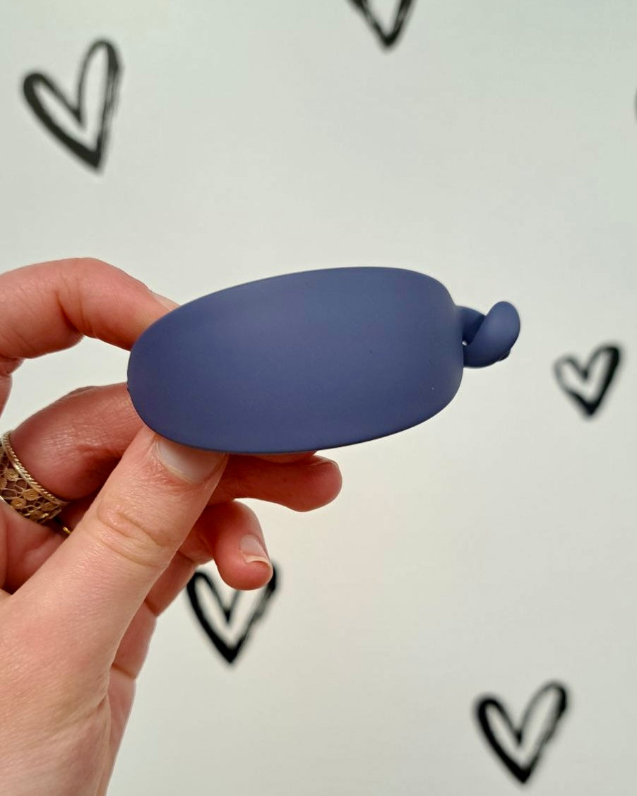 Matte Oval Dome Hair Clip