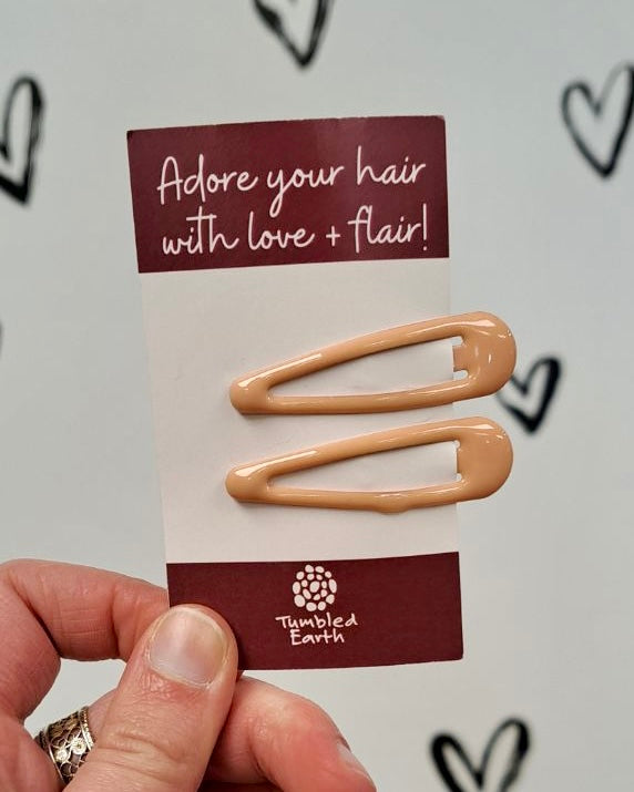 Glossy Snap Hair Clips