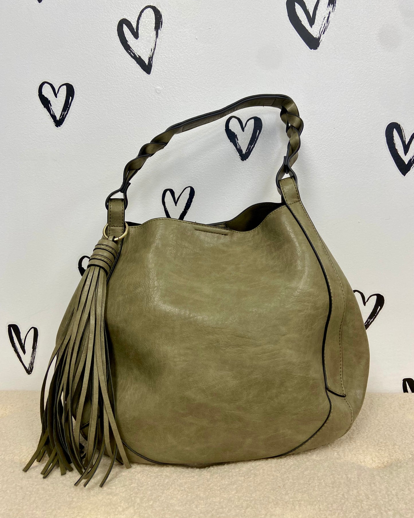 Eloise Large Tassel Hobo Purse
