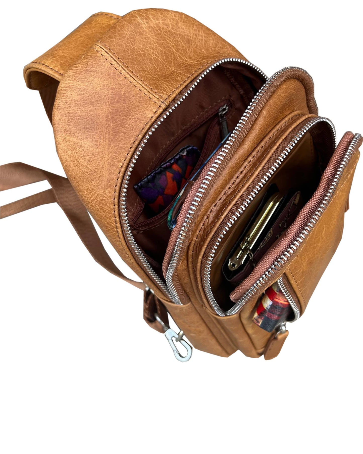 Leather Sling Bag / Backpack