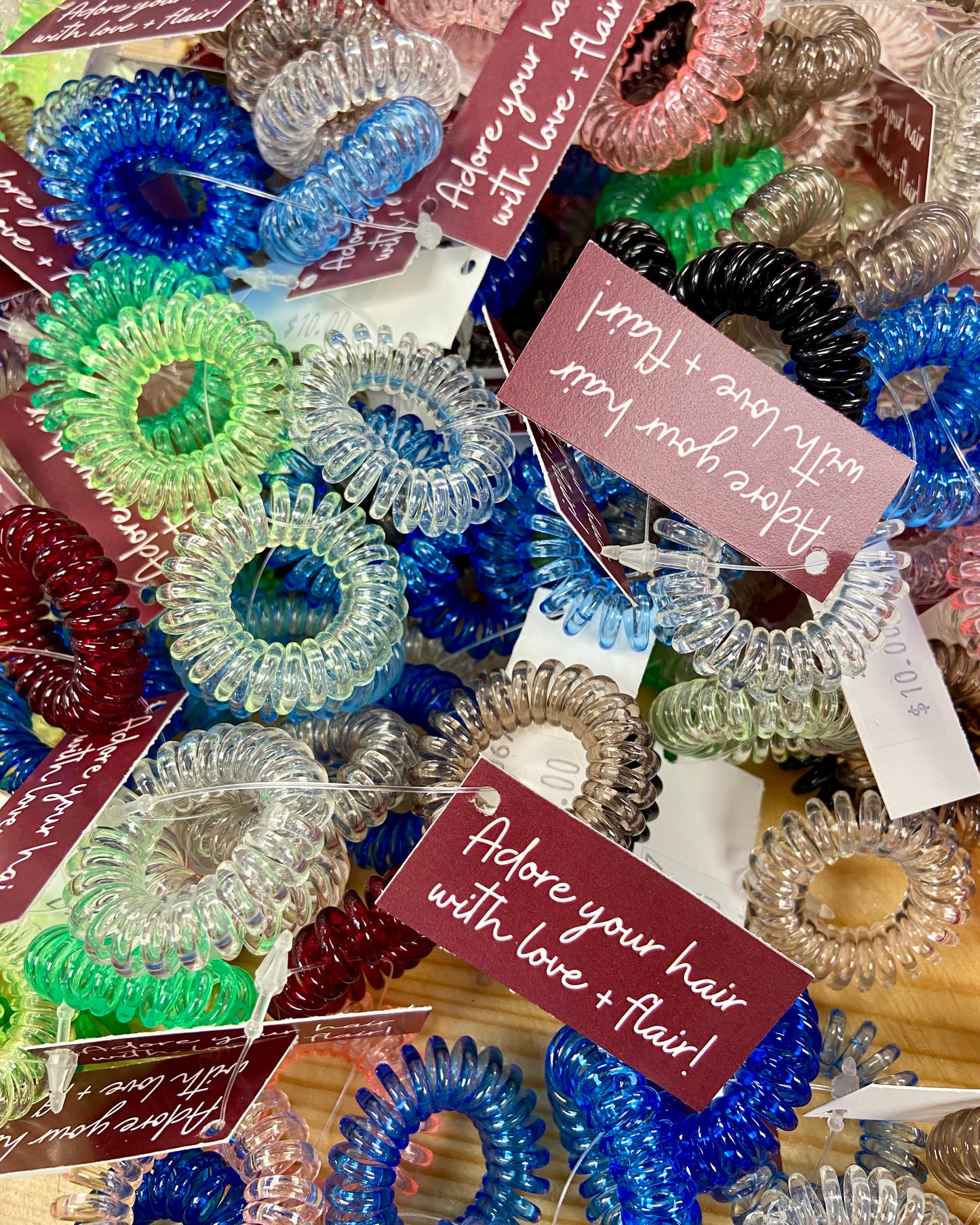 Telephone Cord Hair Elastics