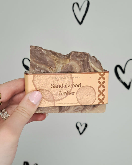 Sandalwood + Amber Natural Soap π