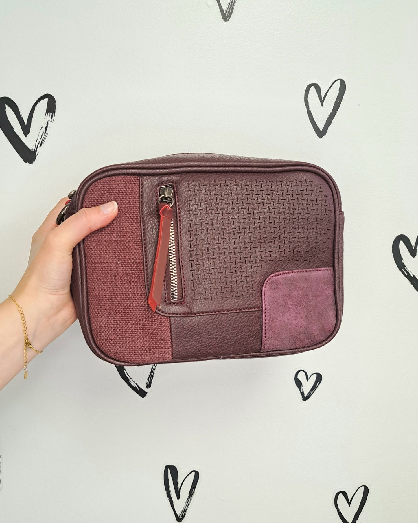 Retro Patchwork Crossbody Purse 🍁 3 COLORS