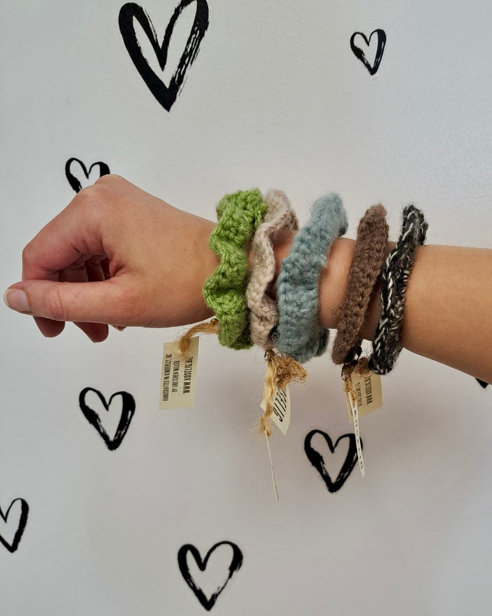 Handmade Crocheted Scrunchies π