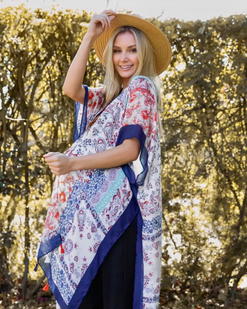 Paisley Floral Kimono