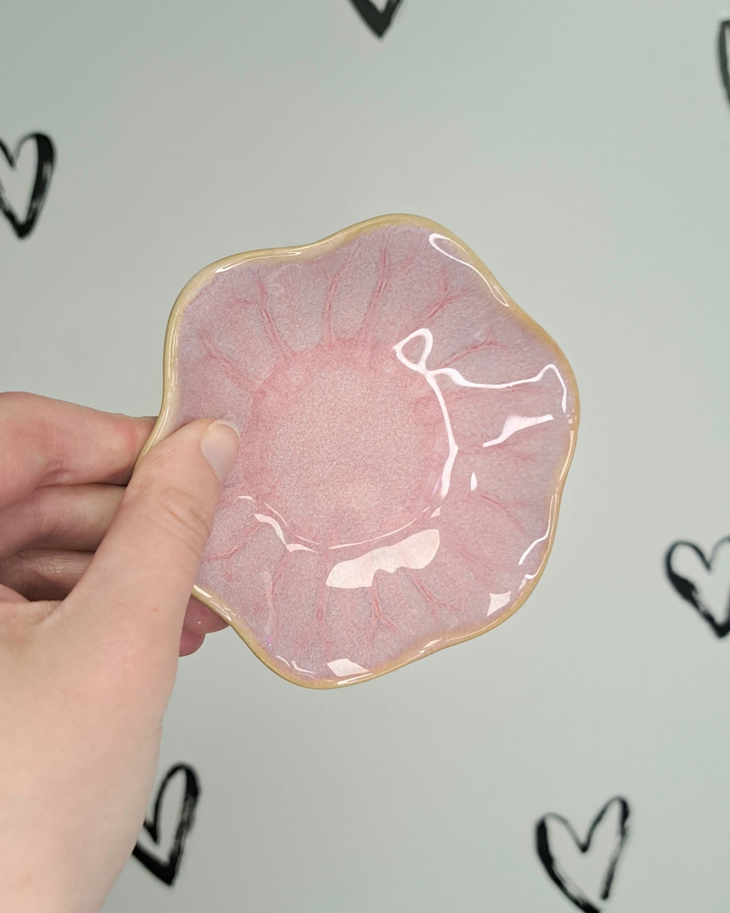 Wavy Ceramic Jewelry Dish