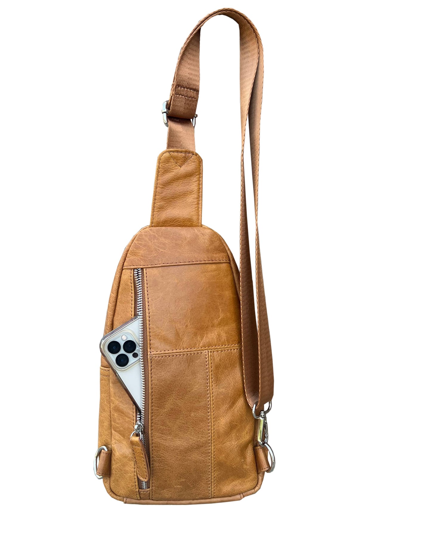 Leather Sling Bag / Backpack