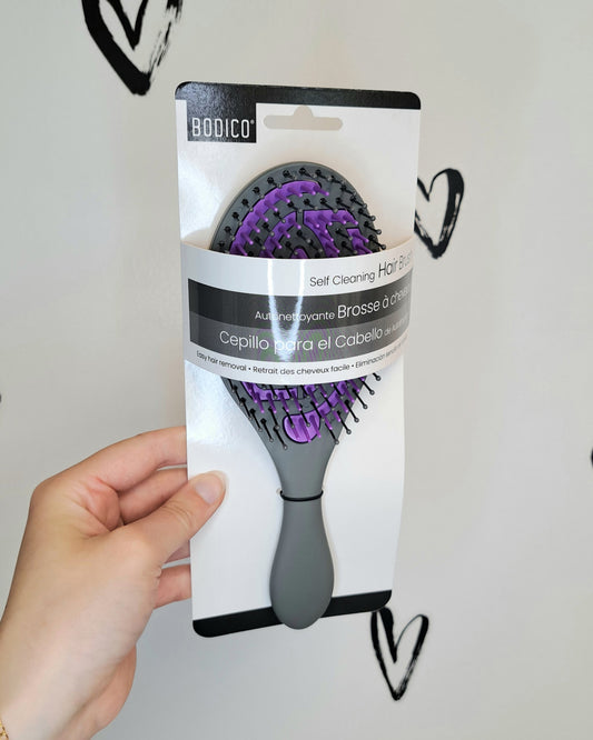 Self-Cleaning Detangling Brush