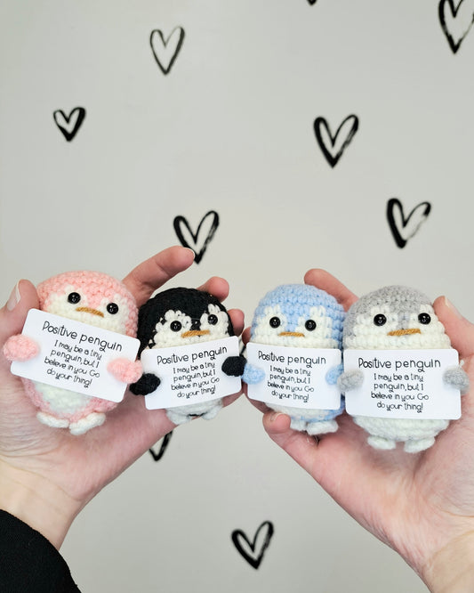 Positive Penguin Tiny Stuffy