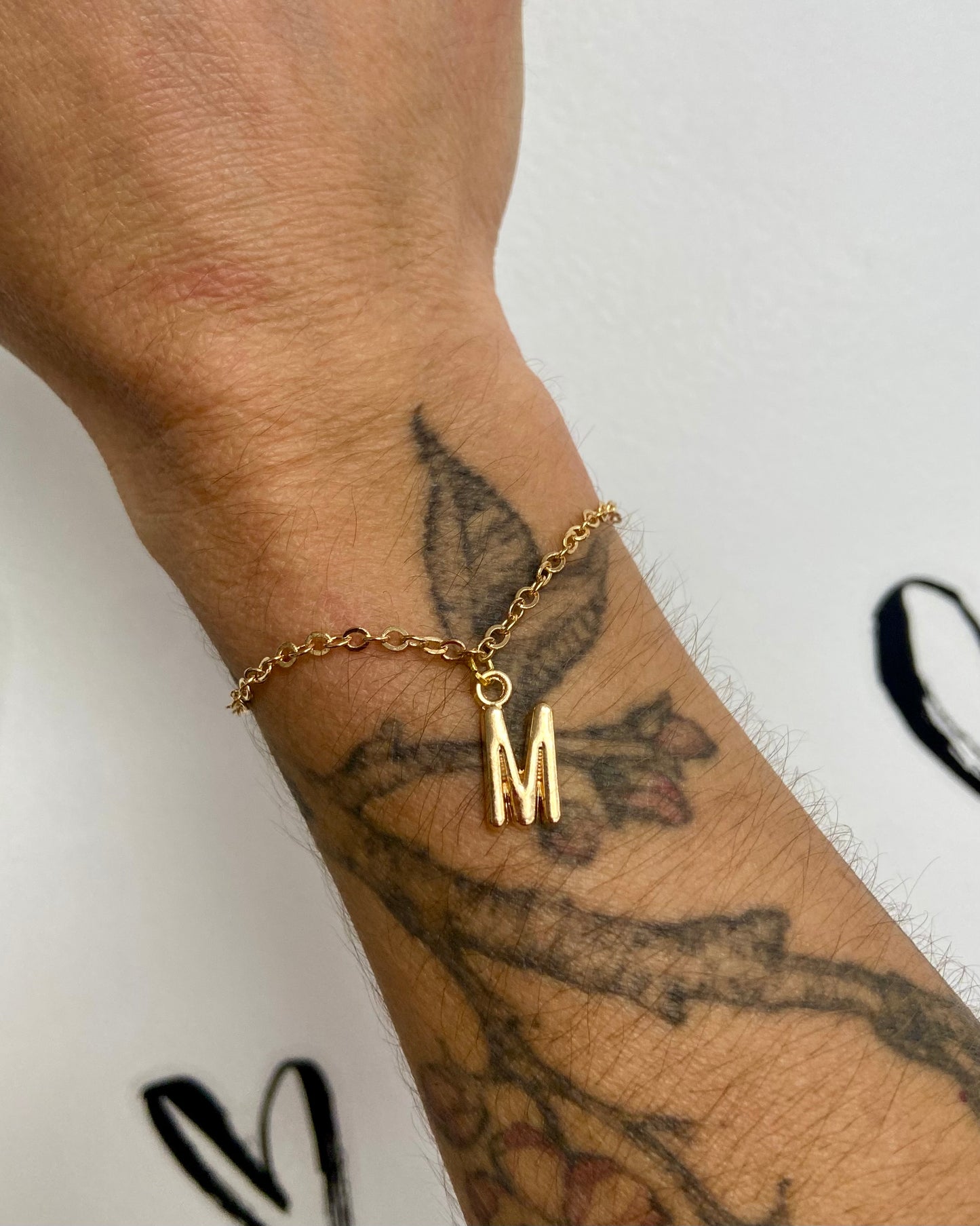 Gold Initial Bracelet