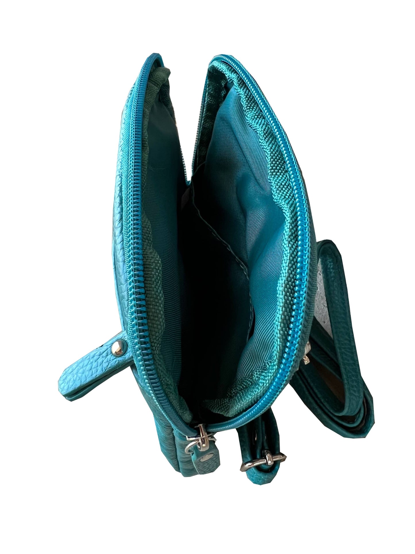 Leather Compact Crossbody Purse + Belt Bag