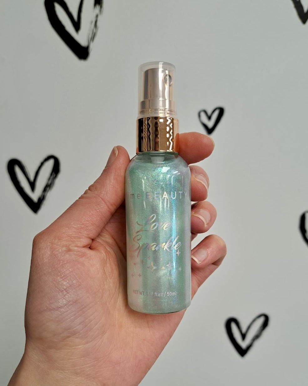 Blue Body Shimmer Spray