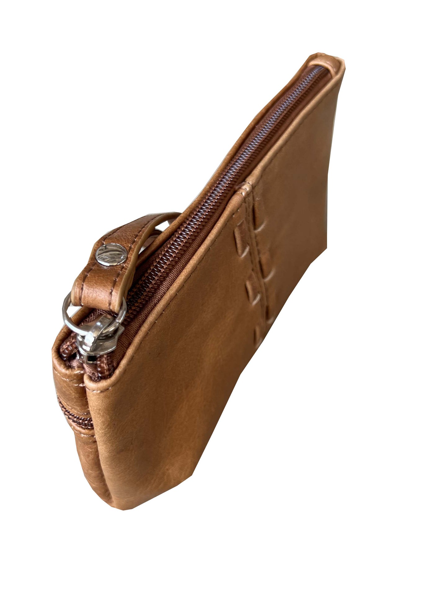 Leather Cosmetic Bag / Mini Wristlet