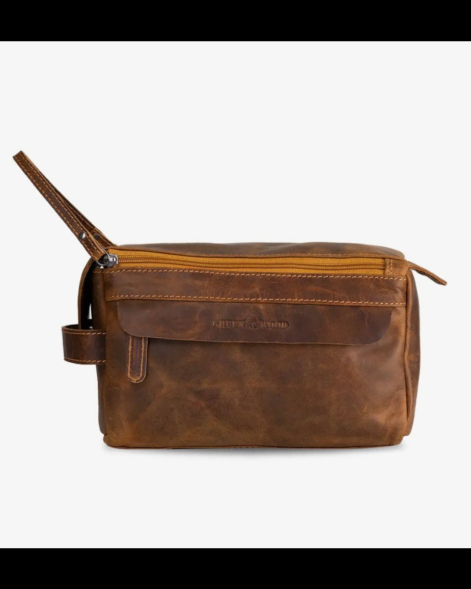 Darwin Leather Toiletry Bag