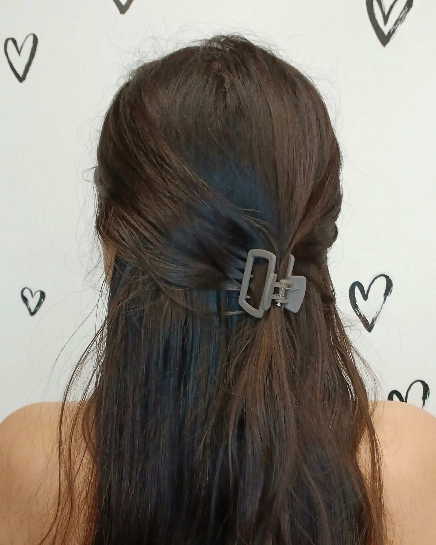 Mini Matte Square Claw Clips - 4 COLORS
