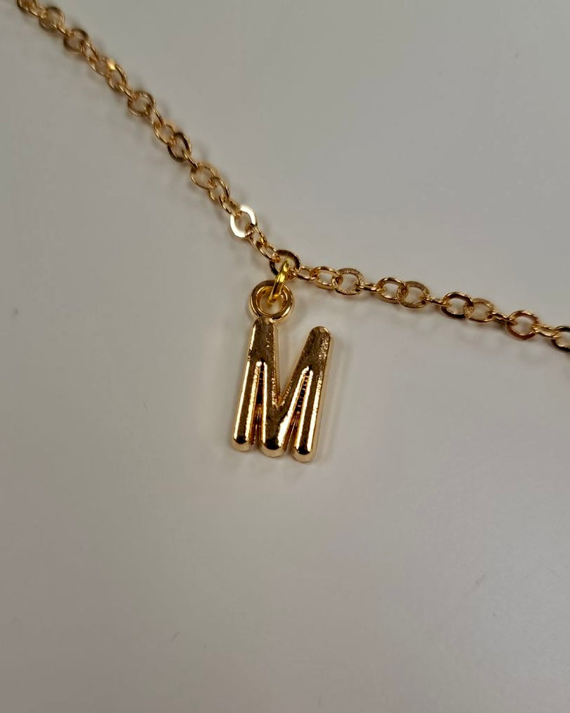 Gold Initial Bracelet