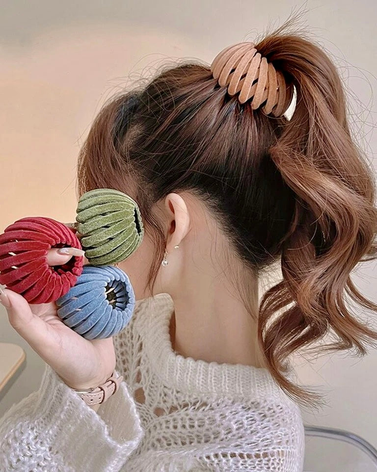 Velvet Expandable Hair Claw