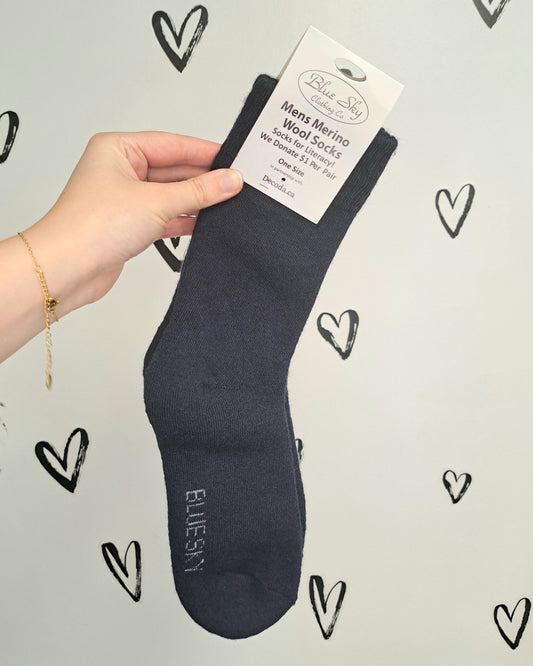 Menβs Merino Wool Socks π 5 COLORS