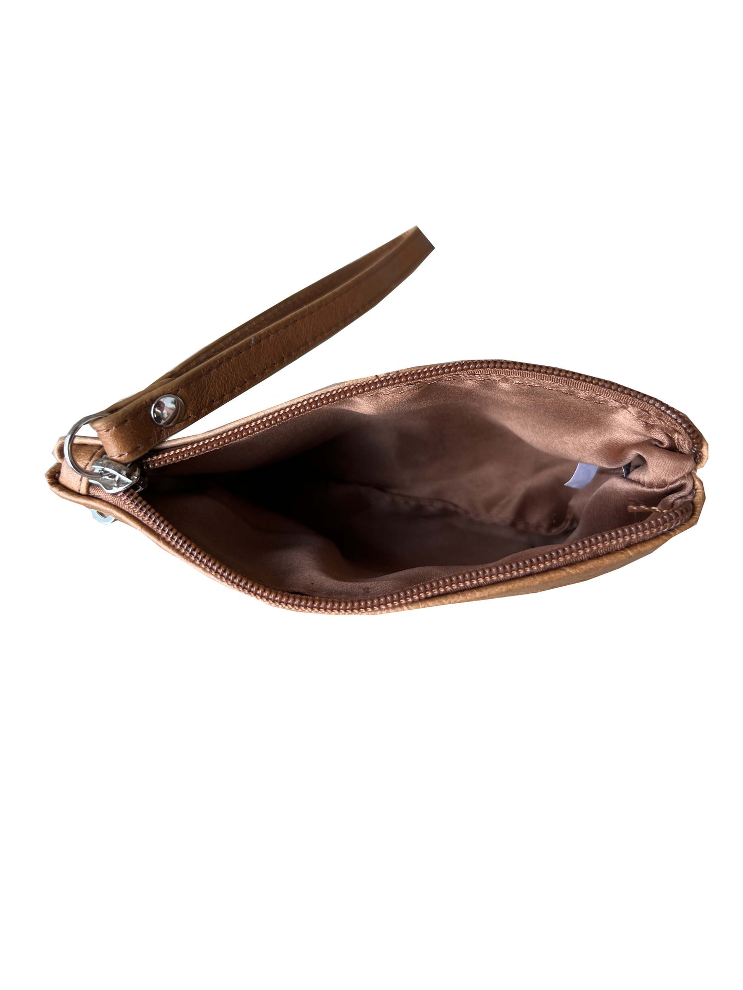 Leather Cosmetic Bag / Mini Wristlet