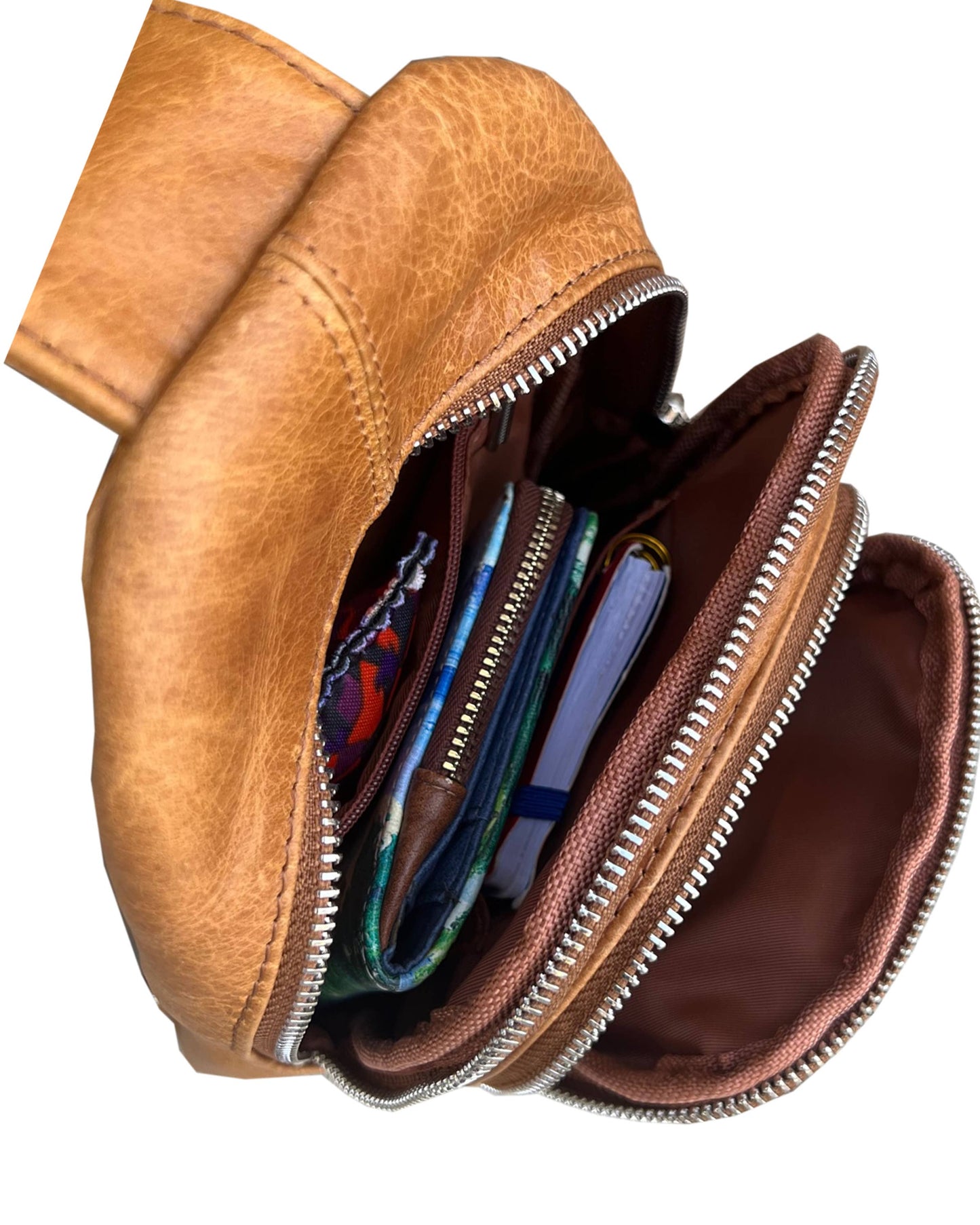 Leather Sling Bag / Backpack