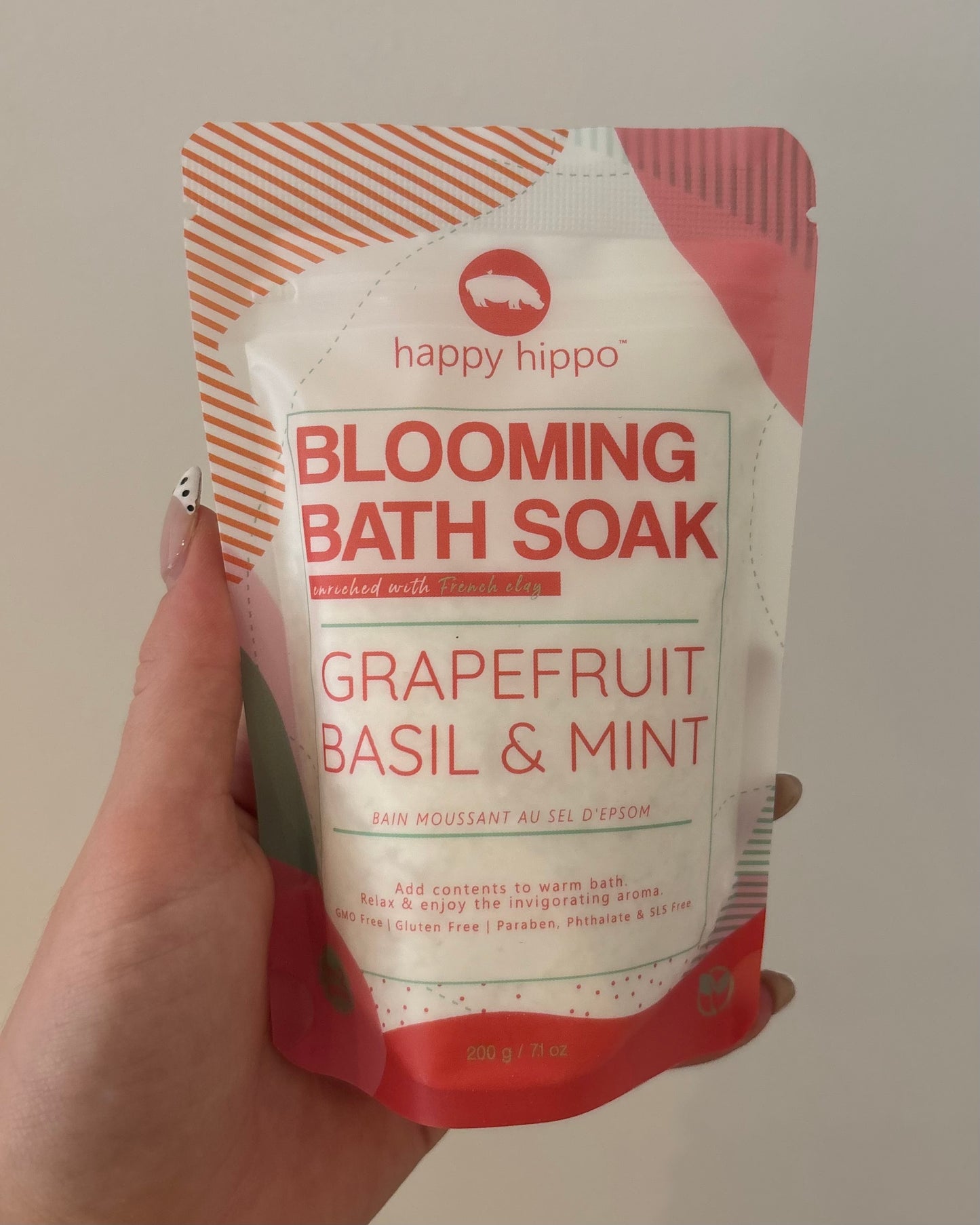 Grapefruit Basil & Mint Blooming Bath Soak ๐