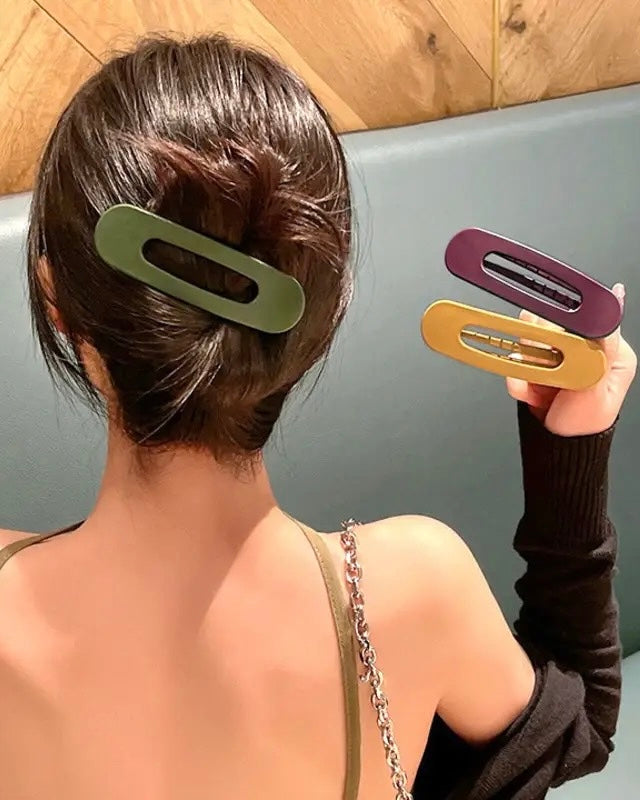 Large Matte Duckbill Hair Barrette