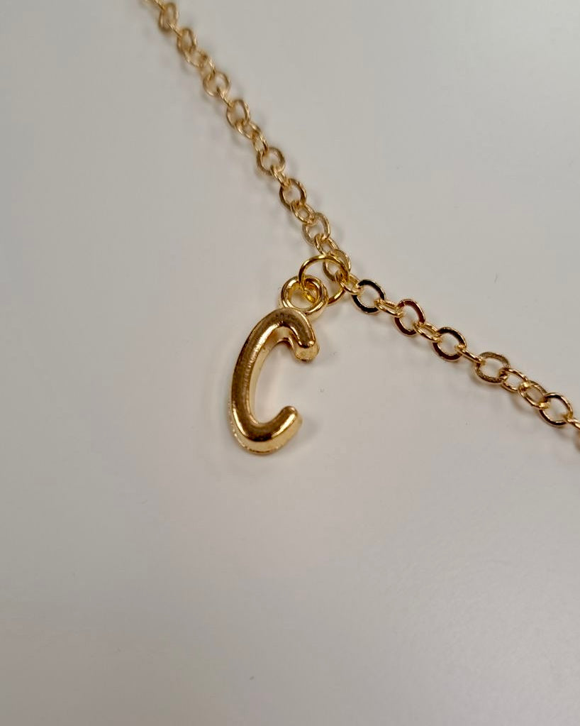 Gold Initial Bracelet