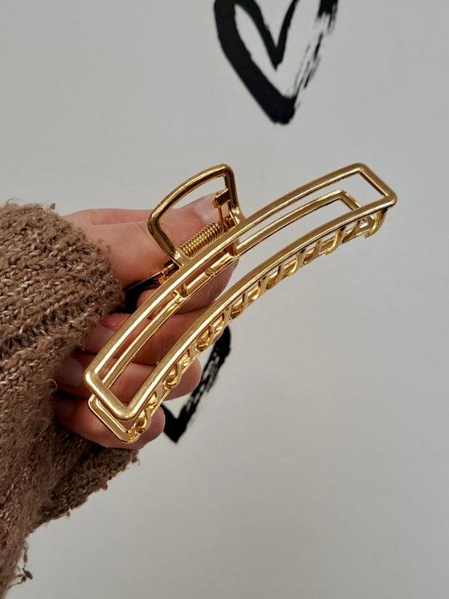 Gold Large Claw Hair Clip