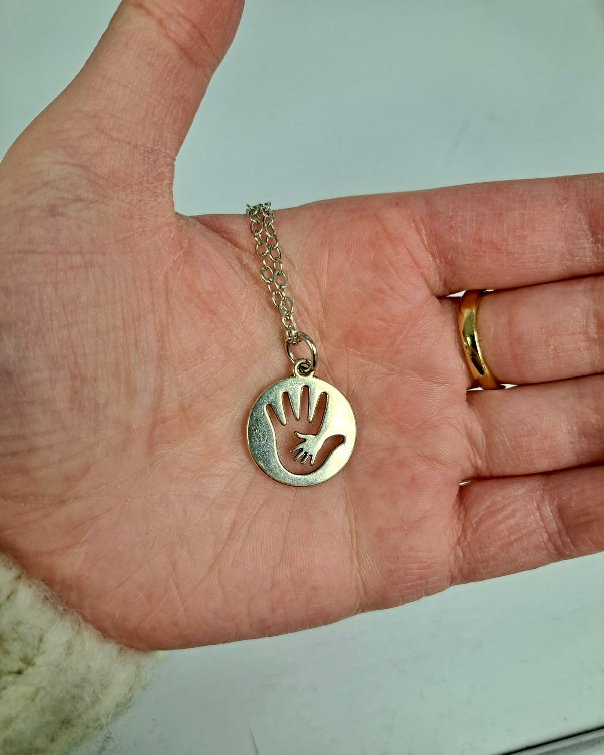 Little Hand In Mine Necklace