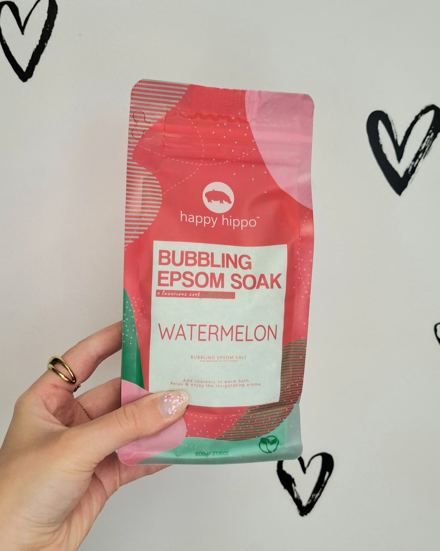 Watermelon Bubbling Epsom Soak π