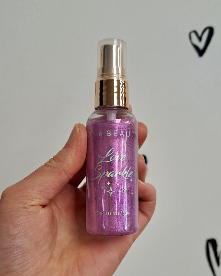 Purple Body Shimmer Spray