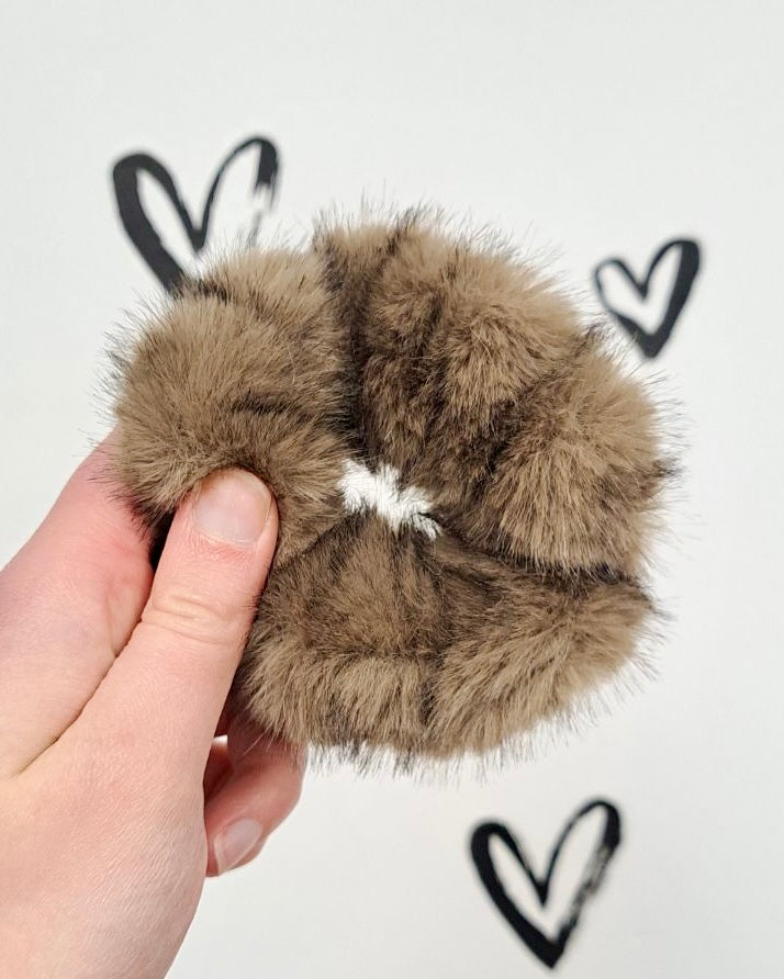 Big Faux Fur Scrunchie