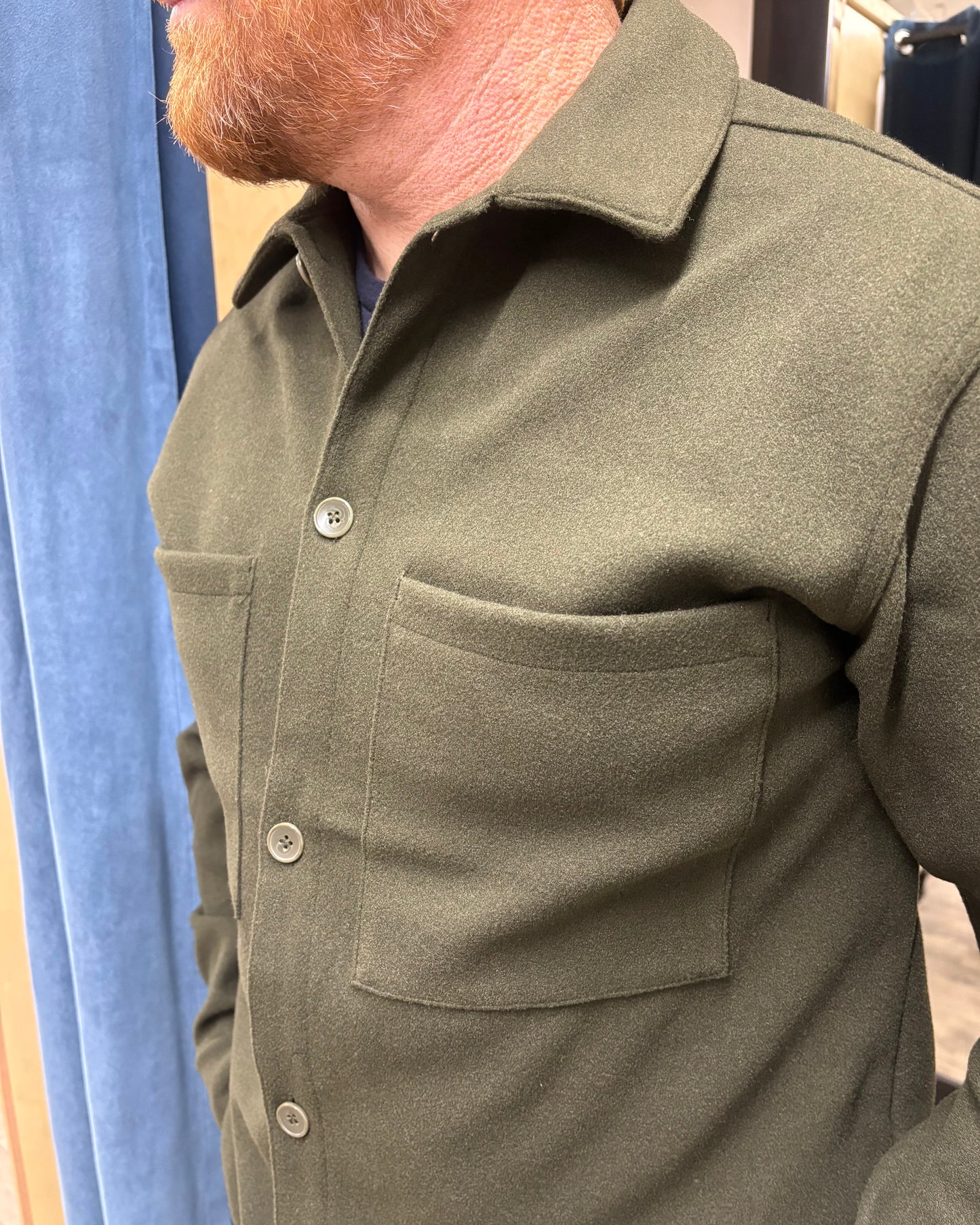 The Jerry Long Sleeve Fleece Overshirt