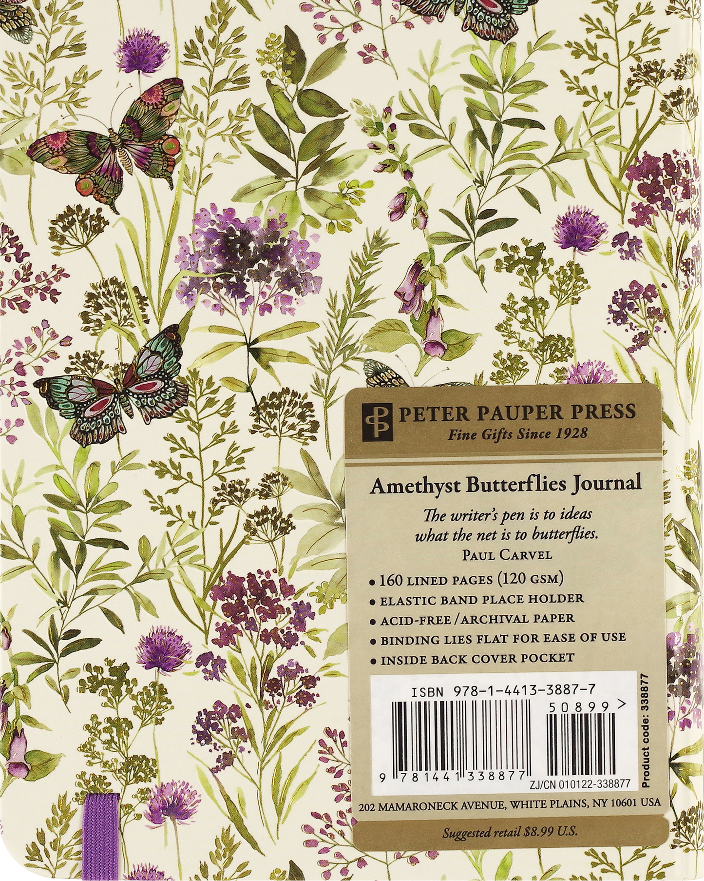 Amethyst Butterflies Journal