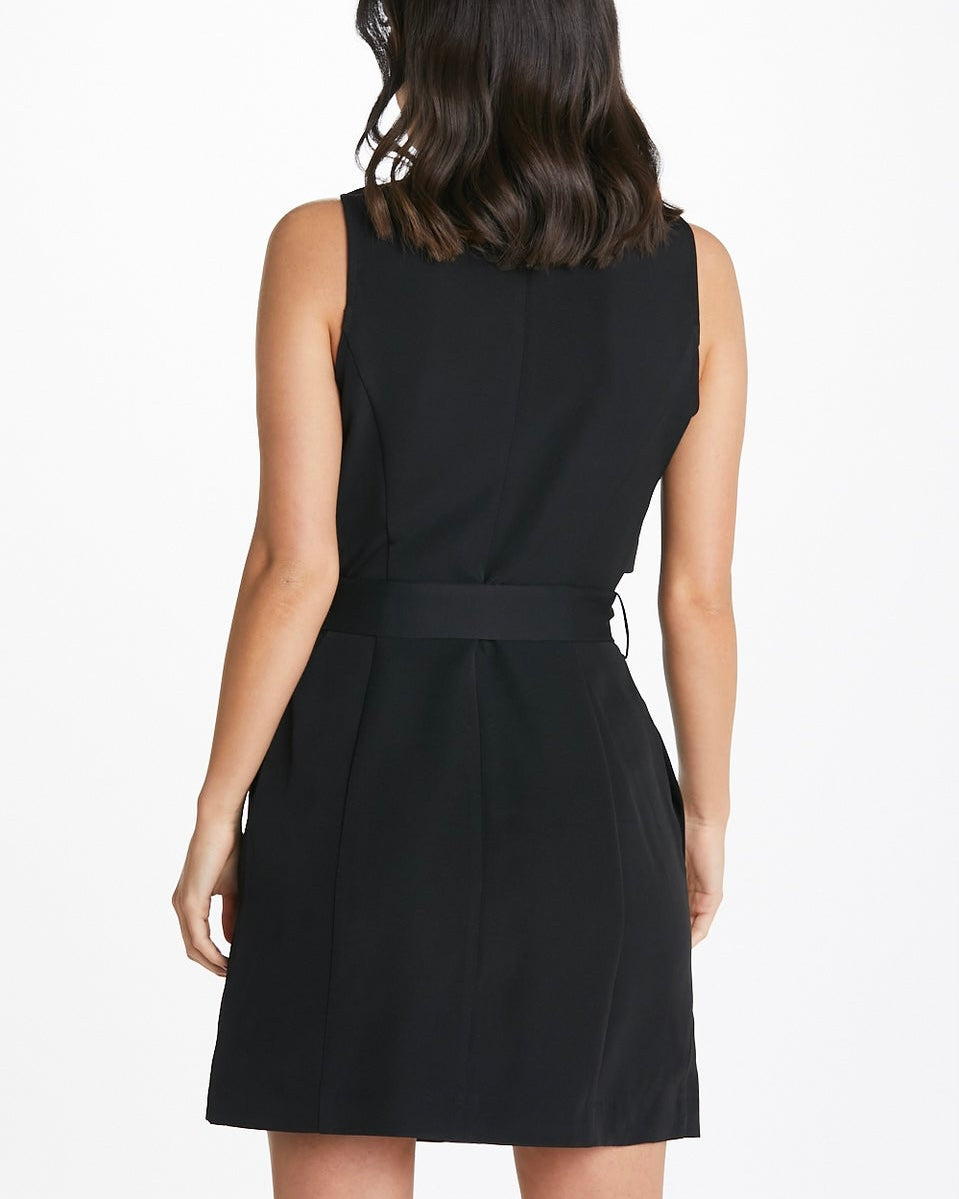 The Mymilo Double Button Short Dress