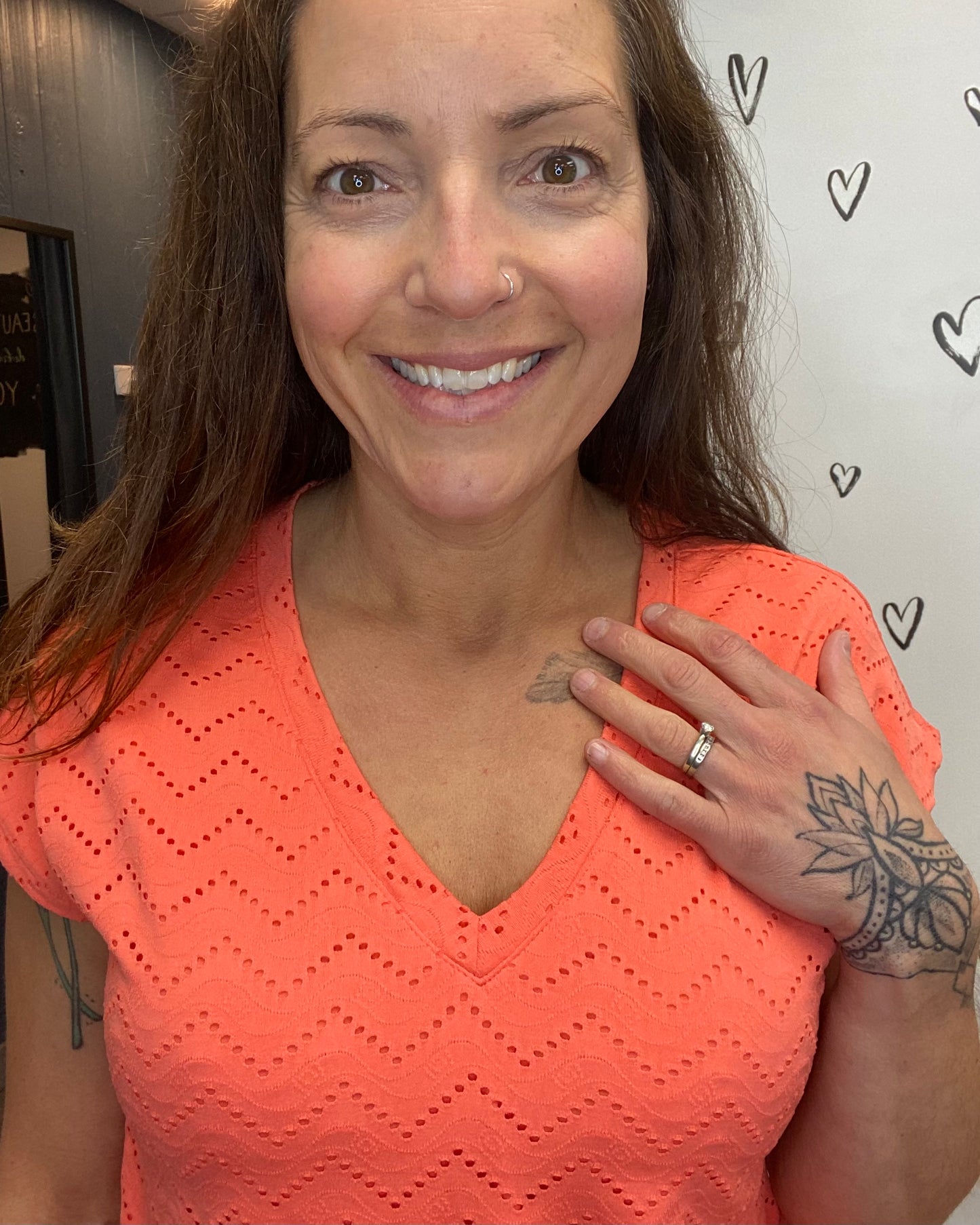 The Thas Eyelet V-Neck Top: 3 COLORS