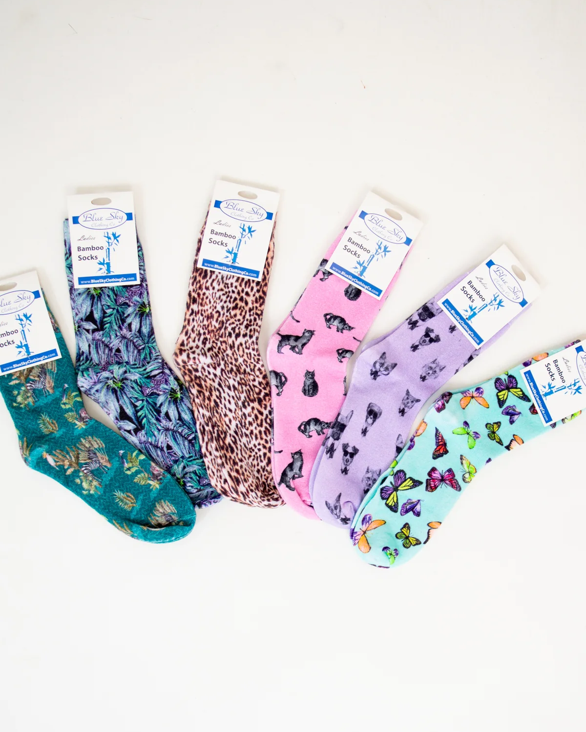 Dogs + Sunglasses Bamboo Dress Socks ๐