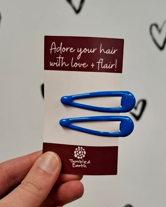Glossy Snap Hair Clips