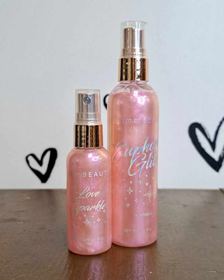 Pink Body Shimmer Spray