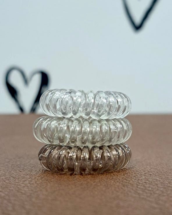 Telephone Cord Hair Elastics