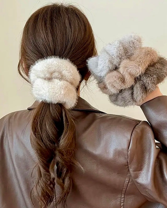 Big Faux Fur Scrunchie