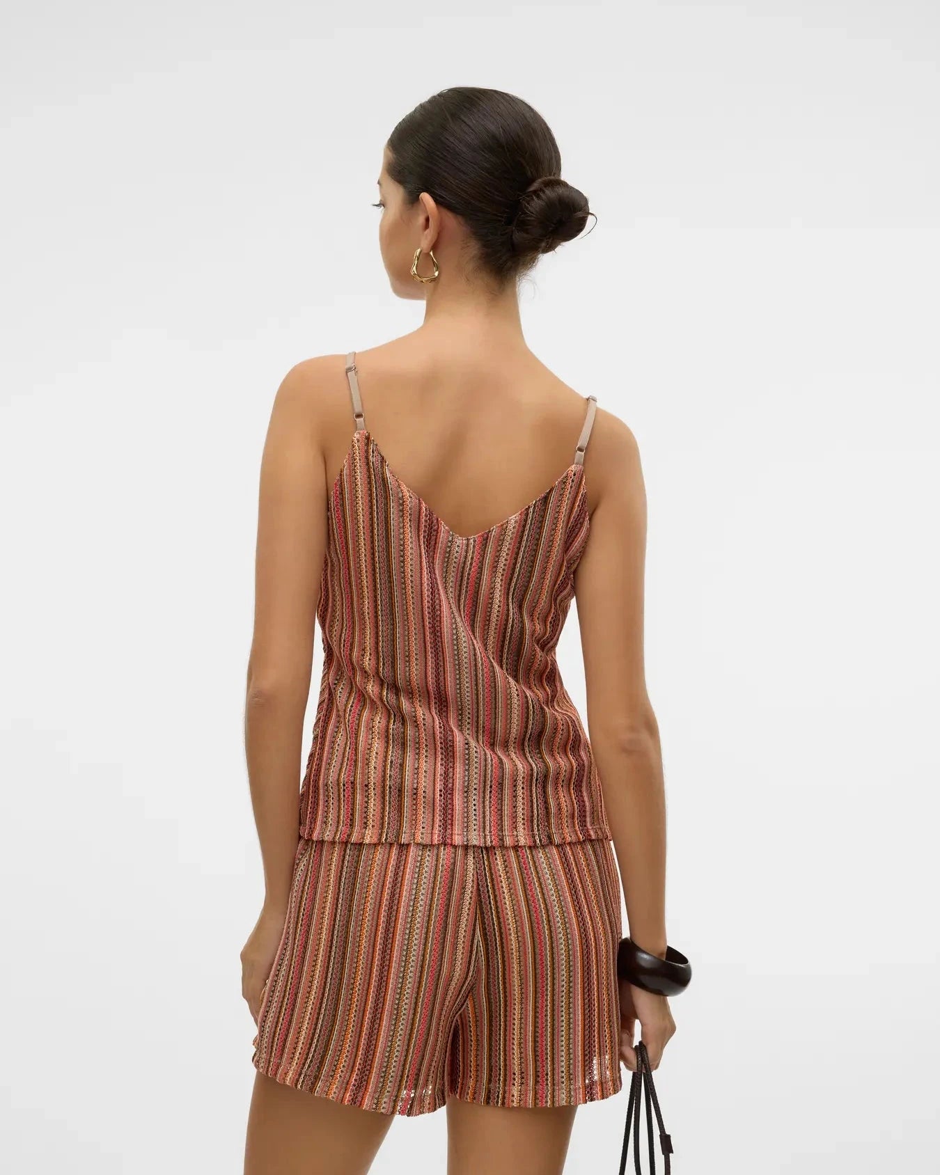 The Demi Striped Singlet Top