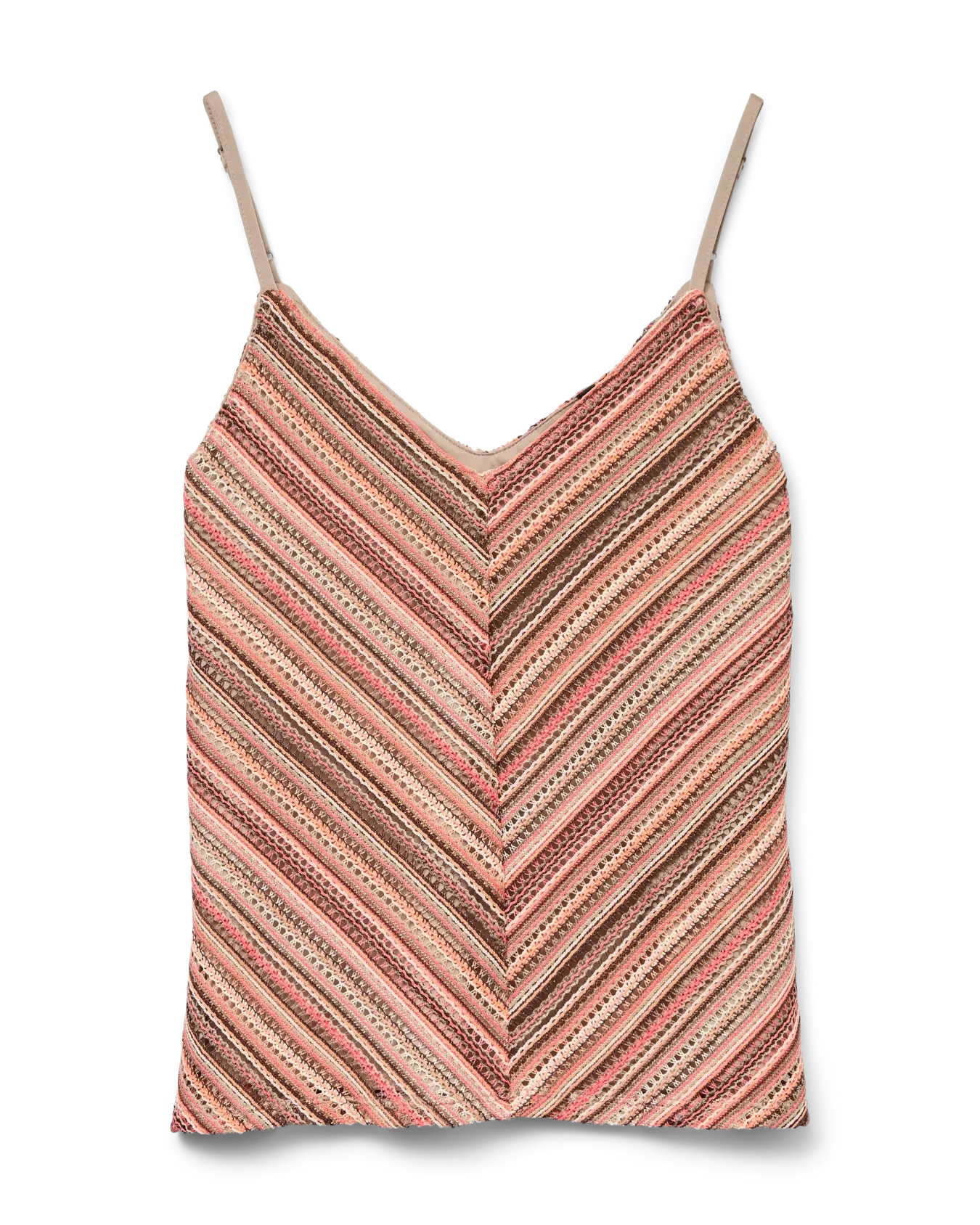 The Demi Striped Singlet Top