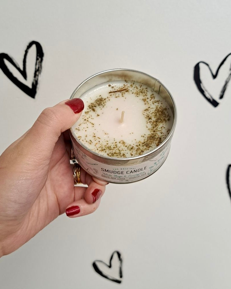 Eucalyptus + White Sage Smudge Tin Candle