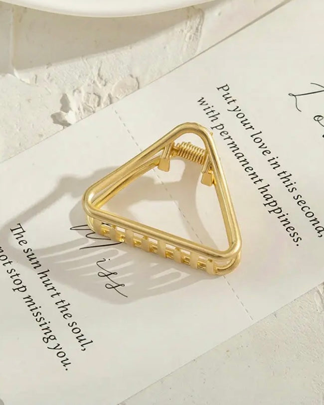 Gold Small Claw Hair Clip