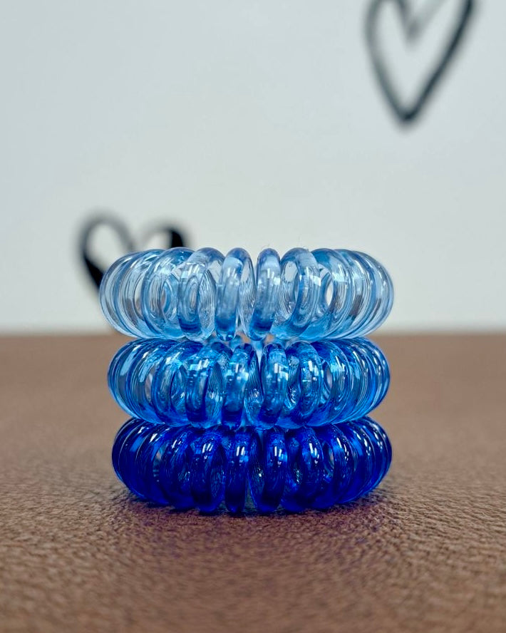 Telephone Cord Hair Elastics