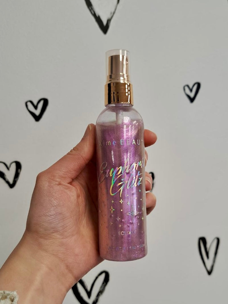 Purple Body Shimmer Spray