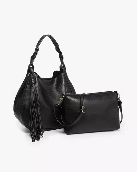 Eloise Large Tassel Hobo Purse